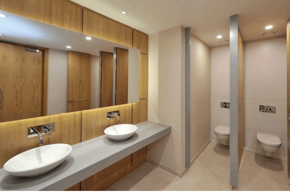 How to clean office washrooms