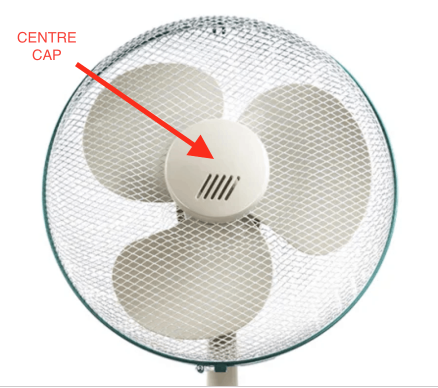 Clean a portable fan